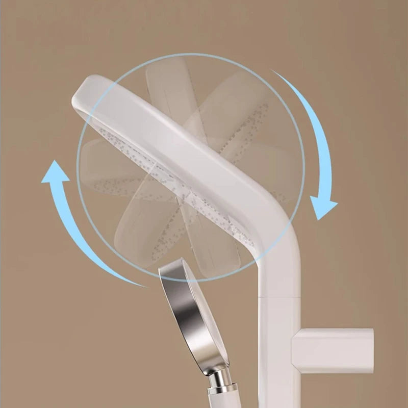 XYlivingstore's innovative shower system features a futuristic design with a modern, stylish aesthetic