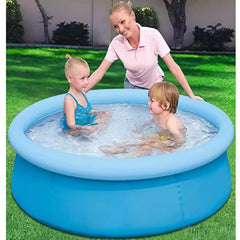 Inflatable Top Ring Swimming Pools for Adults and Kids - Easy to Set Up for Outdoor Fun