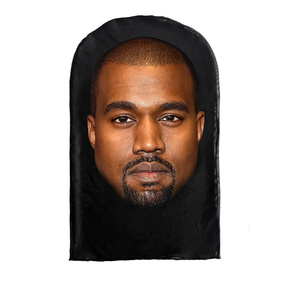 3D Printed Kanye Style Full Face Mask | Elastic Mesh Cosplay Balaclava Hood for Men & Women