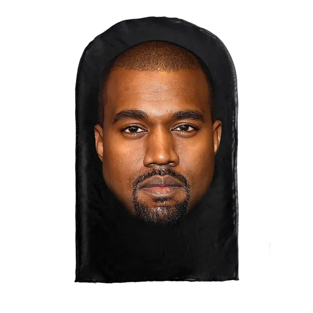 3D Printed Kanye Style Full Face Mask | Halloween Cosplay Stretch Mesh Balaclava for Men & Women
