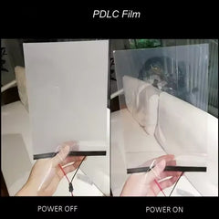 Customizable xylivingstore Smart Glass Window Film – Electrochromic Tint with Remote Control for Privacy and Energy Efficiency