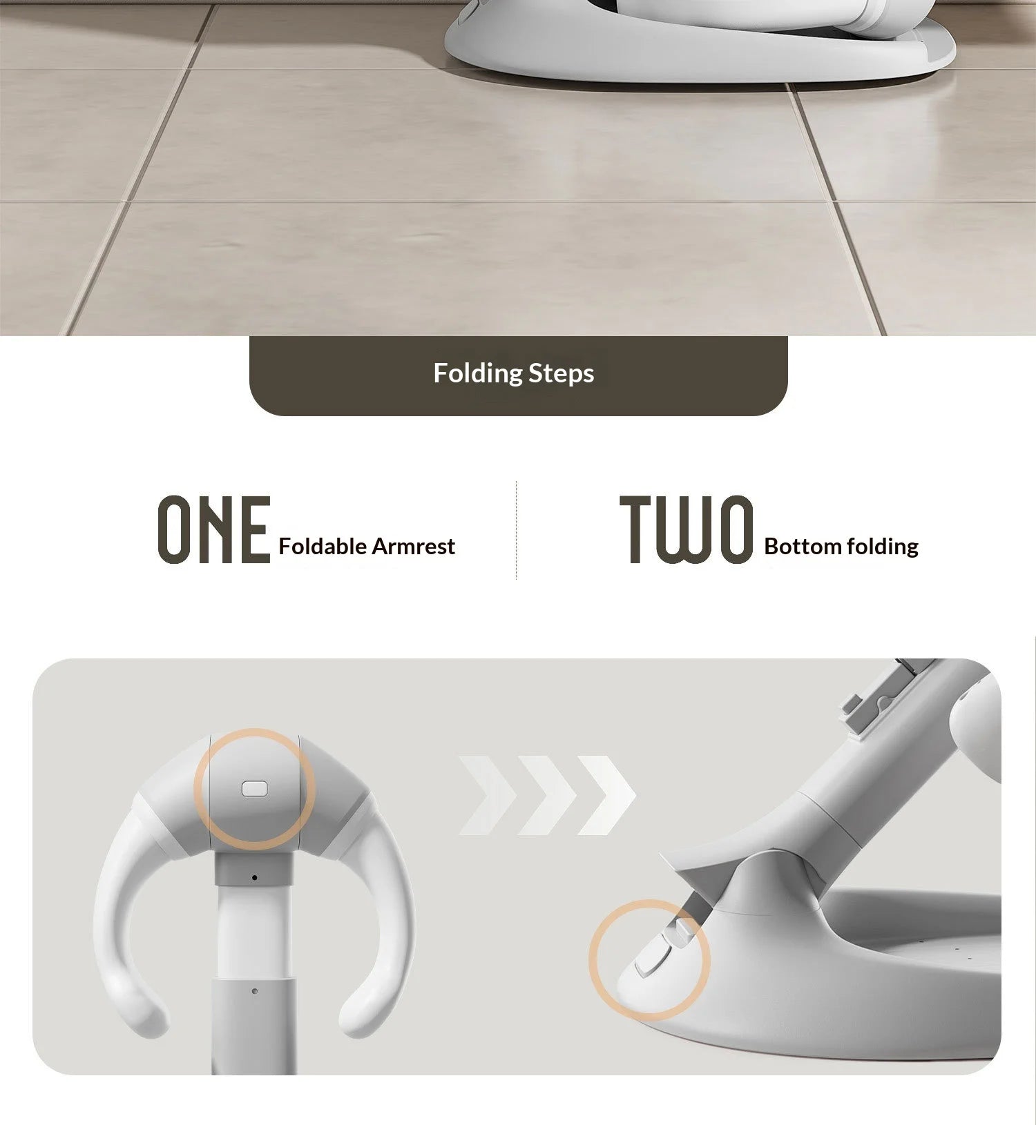 Foldable Baby Bathtub with Non-Slip Seat for Newborns and Toddlers