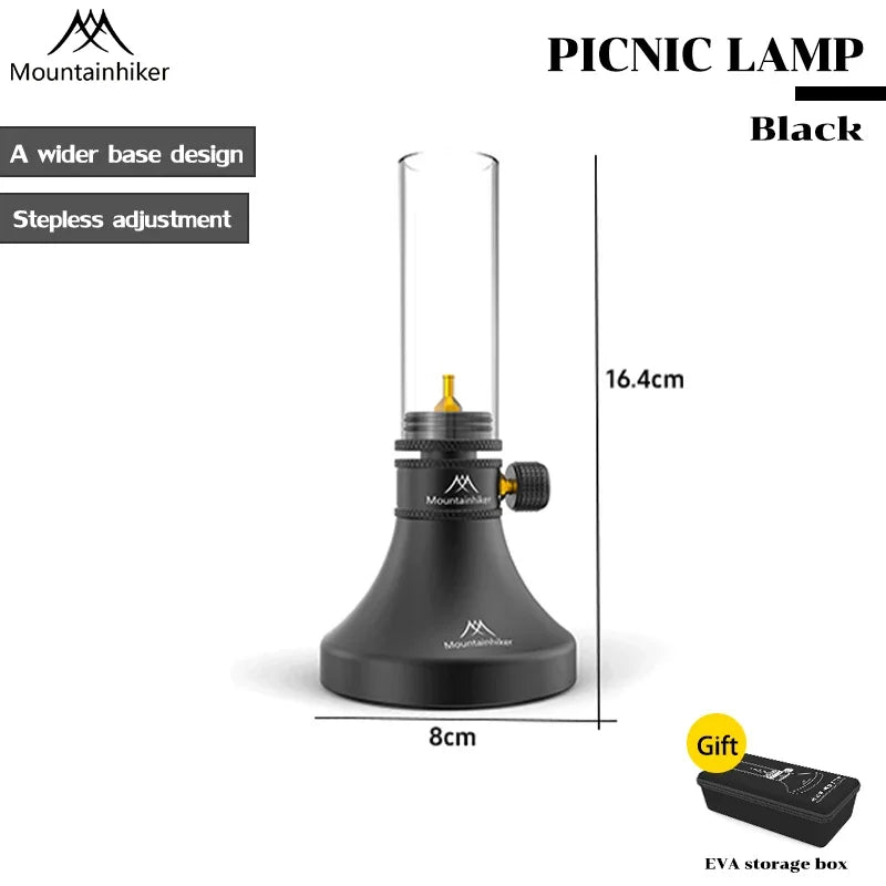 Mountain guest search banner gas lamp camping gas lamp lighting outdoor camp tent atmosphere lamp gas lamp candle lamp