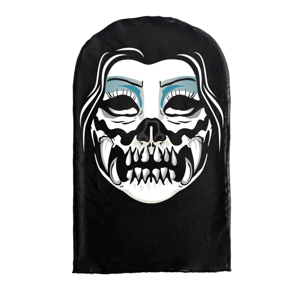 3D Printed Kanye Style Full Face Mask | Elastic Mesh Cosplay Balaclava Hood for Men & Women