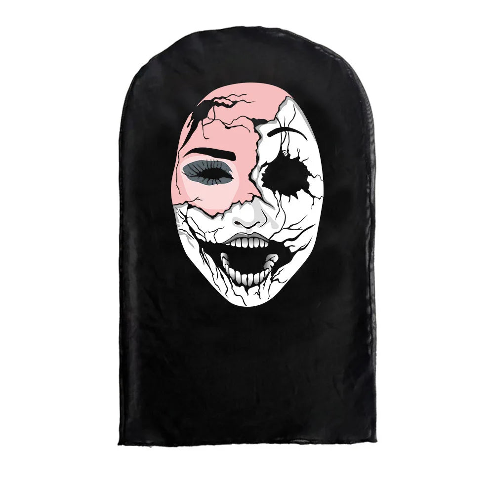 3D Printed Kanye Style Full Face Mask | Elastic Mesh Cosplay Balaclava Hood for Men & Women