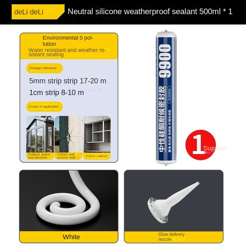 High-Strength 9900 Structural Silicone Sealant – Outdoor Weatherproof Adhesive for Windows & Doors