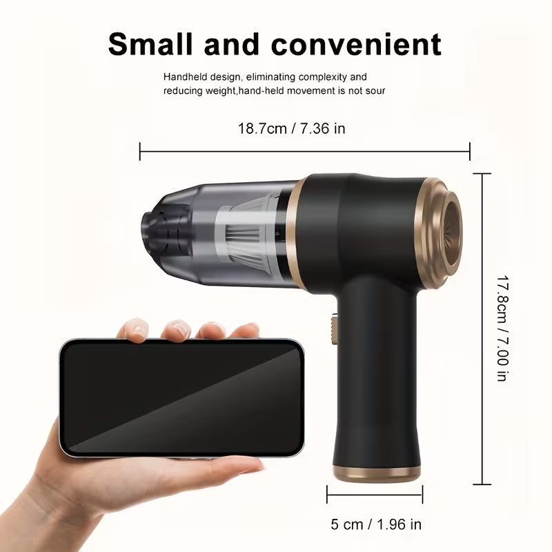 3-in-1 Wireless Vacuum Cleaner for Home, Car, Sofa & Dust Removal