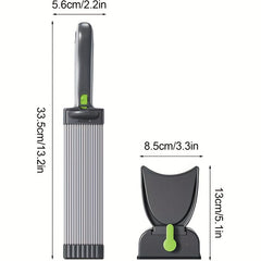 Manual Meat Slicer & Knife Sharpener Set – Stainless Steel, Perfect for Beef, Pork, Lamb – Ideal for Home Cooking & BBQ, Black