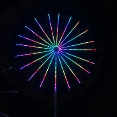 Double-sided RGB firework landscape light detail 3