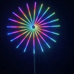 Double-sided RGB firework landscape light detail 4