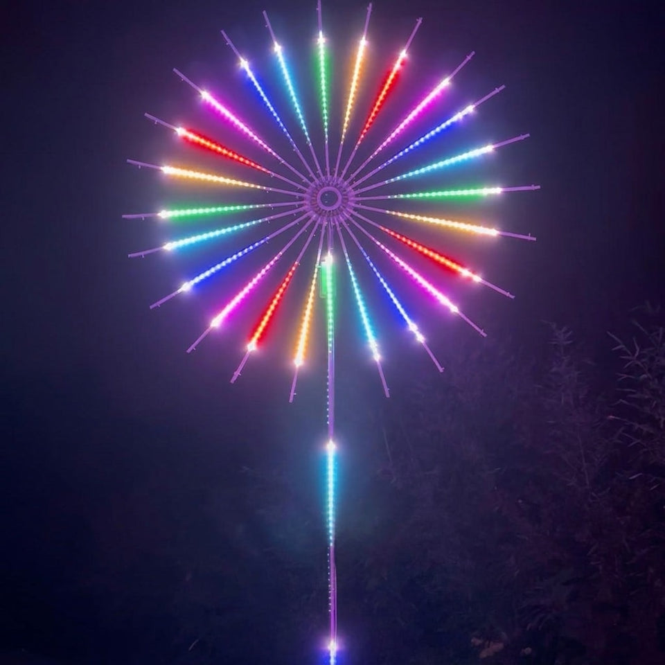 Double-sided RGB firework landscape light detail 10