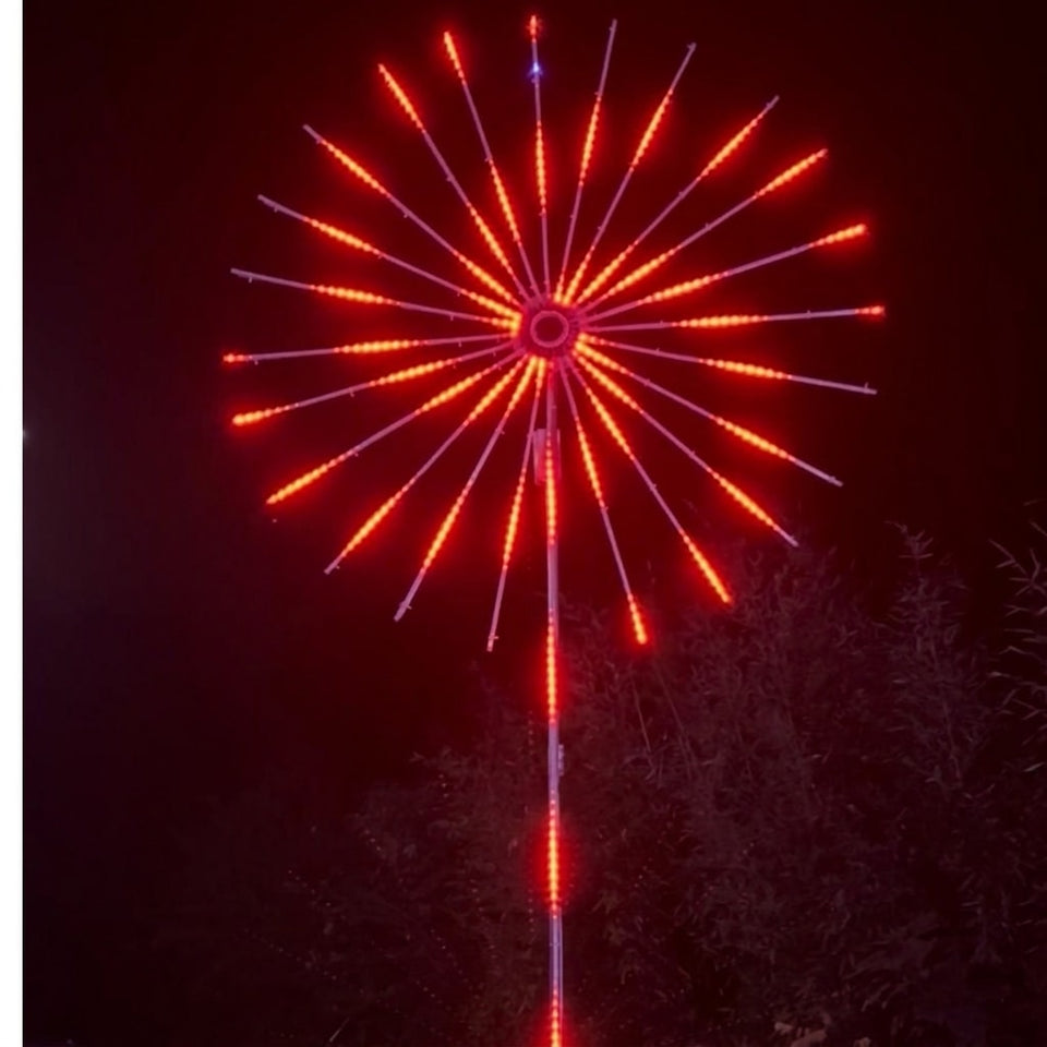 Double-sided RGB firework landscape light detail 11