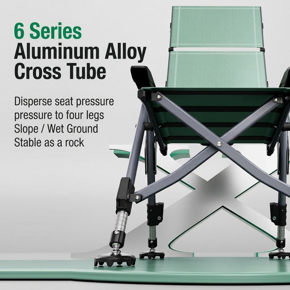 Fishing chair aluminum alloy cross frame