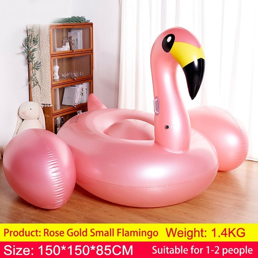 Inflatable Rainbow Unicorn Pool Float Ride-On, Giant Floating Raft for Adults & Kids, Summer Pool & Beach Party Float