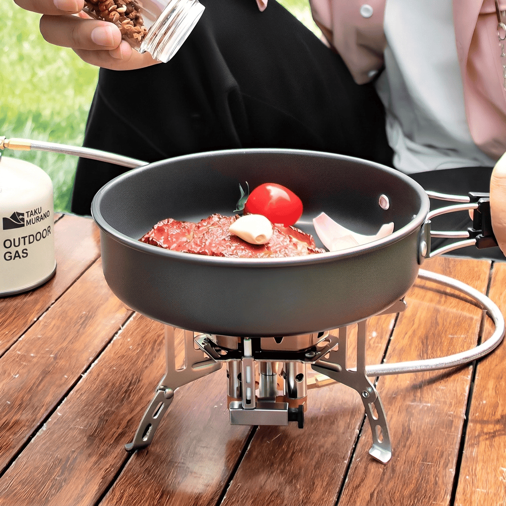 6800W Portable Camping Gas Stove for Outdoor Cooking