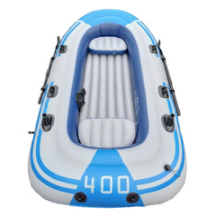 Heavy-Duty Inflatable Kayak for 2 Person, Thickened PVC Fishing Boat with Electric Air Pump for Lake, River & Outdoor Adventures
