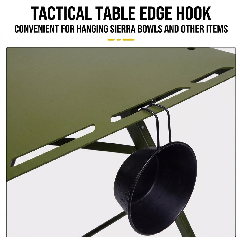 Portable Aluminum Alloy IGT Camping Table Height Adjustable Folding Outdoor Table with Quick Setup for Camping, Picnic & Overlanding