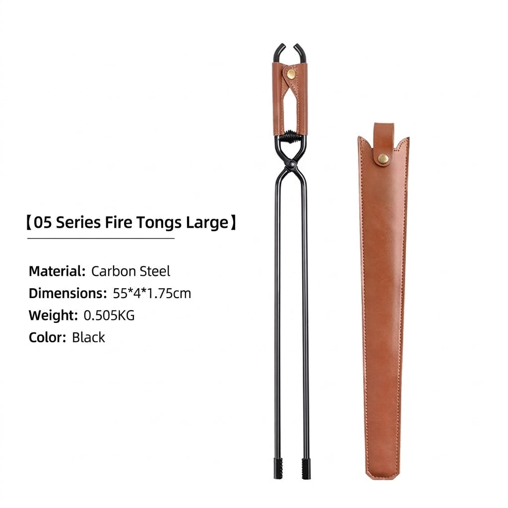 Heavy Duty Fire Pit Tongs for BBQ, Charcoal & Outdoor Campfires