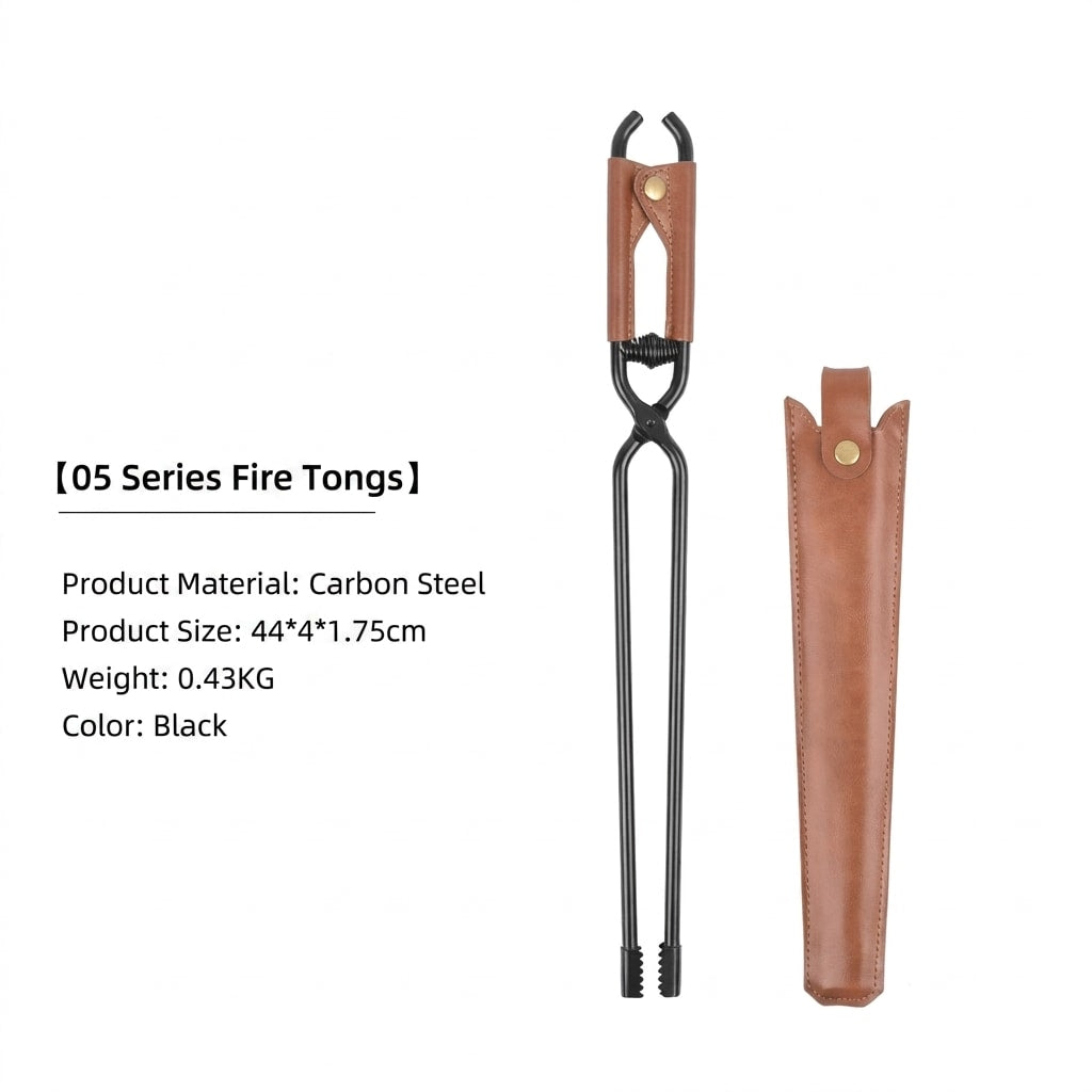 Heavy Duty Fire Pit Tongs for BBQ, Charcoal & Outdoor Campfires