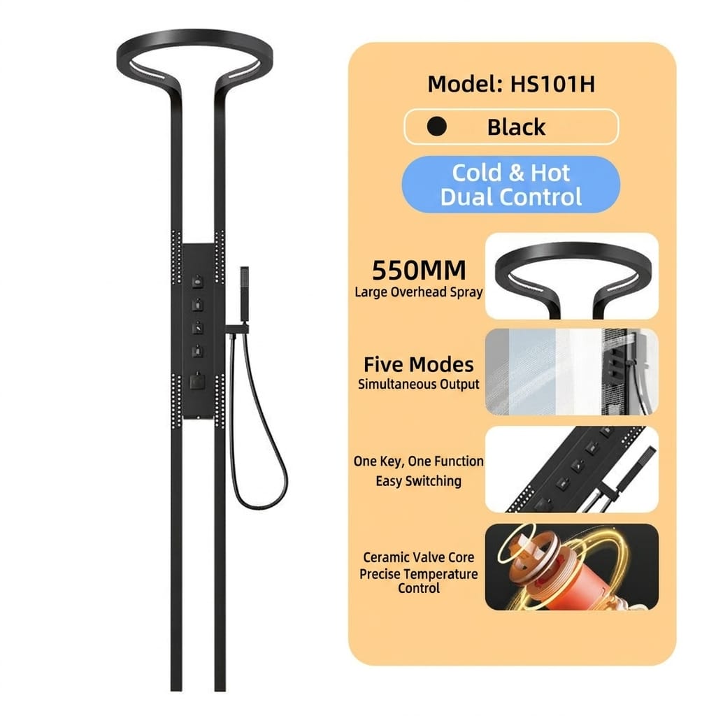 XYlivingstore Waterfall Shower Set | Ultimate Shower Experience