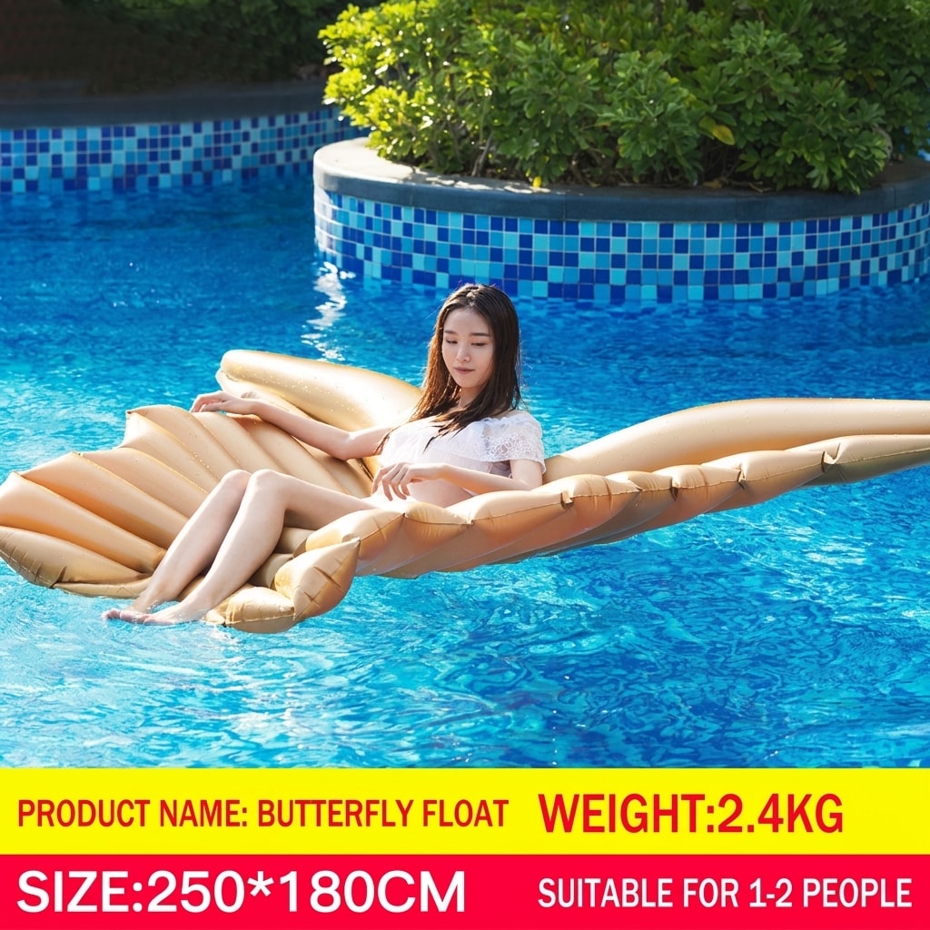 Inflatable Rainbow Unicorn Pool Float Ride-On, Giant Floating Raft for Adults & Kids, Summer Pool & Beach Party Float