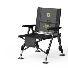 Low Back Adjustable Reclining Fishing Chair Foldable Outdoor Camping Chair for Bank Fishing