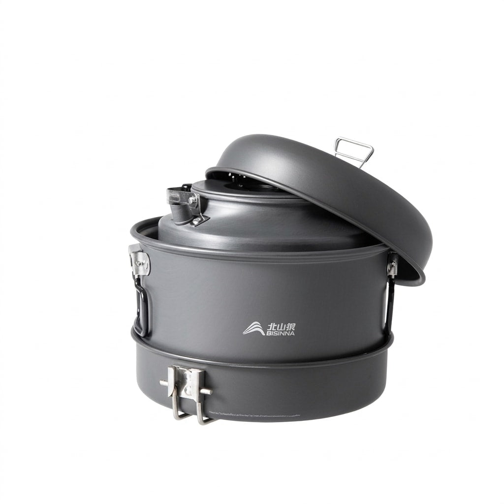 VLEEE Portable Butane Camping Gas Stove, Aluminum Alloy Outdoor Cooker for Camping & Travel