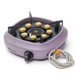 Portable Cassette Camping Stove Outdoor Tea Boiling Burner Split-Type Gas Stove Set for Camping and Picnic Cooking