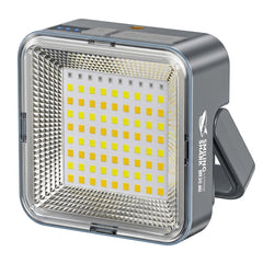 Portable Bright Solar Camping Lantern, Magnetic Mount, 266 Leds, 2400Mah Battery, 8-Hour Runtime with Warning Flash. Ideal for Camping, Blackout Emergency, Great Birthday Gift