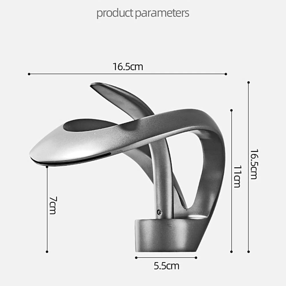 Matte Gold and Black Waterfall Bathroom Basin Faucet – Brass Vanity Sink Mixer Tap for Hot and Cold Water