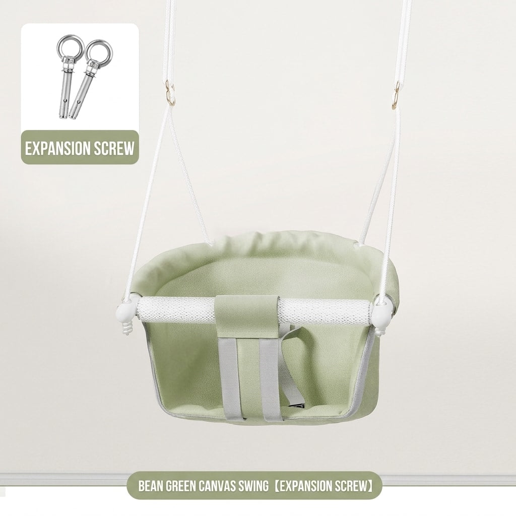 Indoor Outdoor Kids Swing Chair, Portable Hanging Hammock Swing for Toddlers & Family Backyard Play