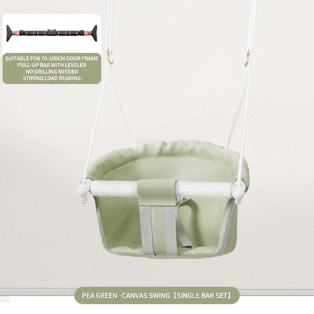 Indoor Outdoor Kids Swing Chair, Portable Hanging Hammock Swing for Toddlers & Family Backyard Play