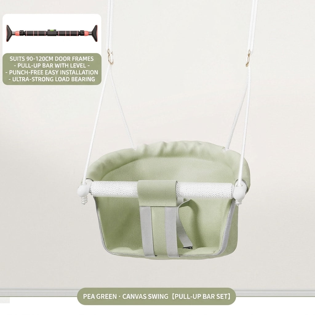 Indoor Outdoor Kids Swing Chair, Portable Hanging Hammock Swing for Toddlers & Family Backyard Play
