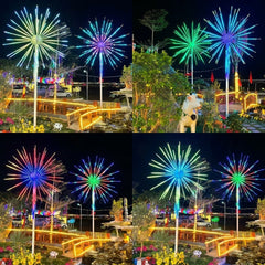 Spherical RGB firework landscape light 1