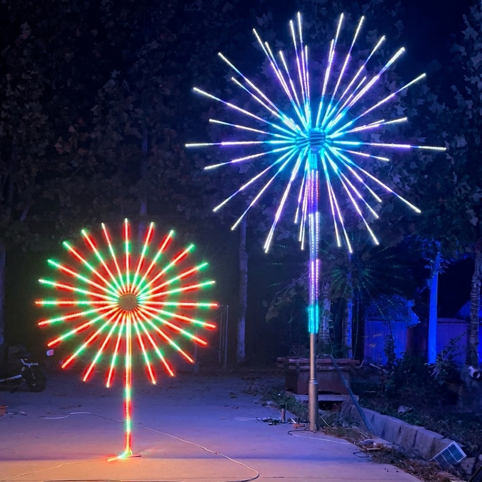 Spherical RGB firework landscape light 2