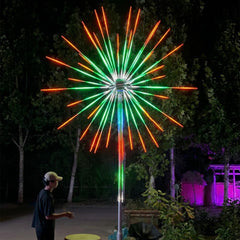 Spherical RGB firework landscape light 4