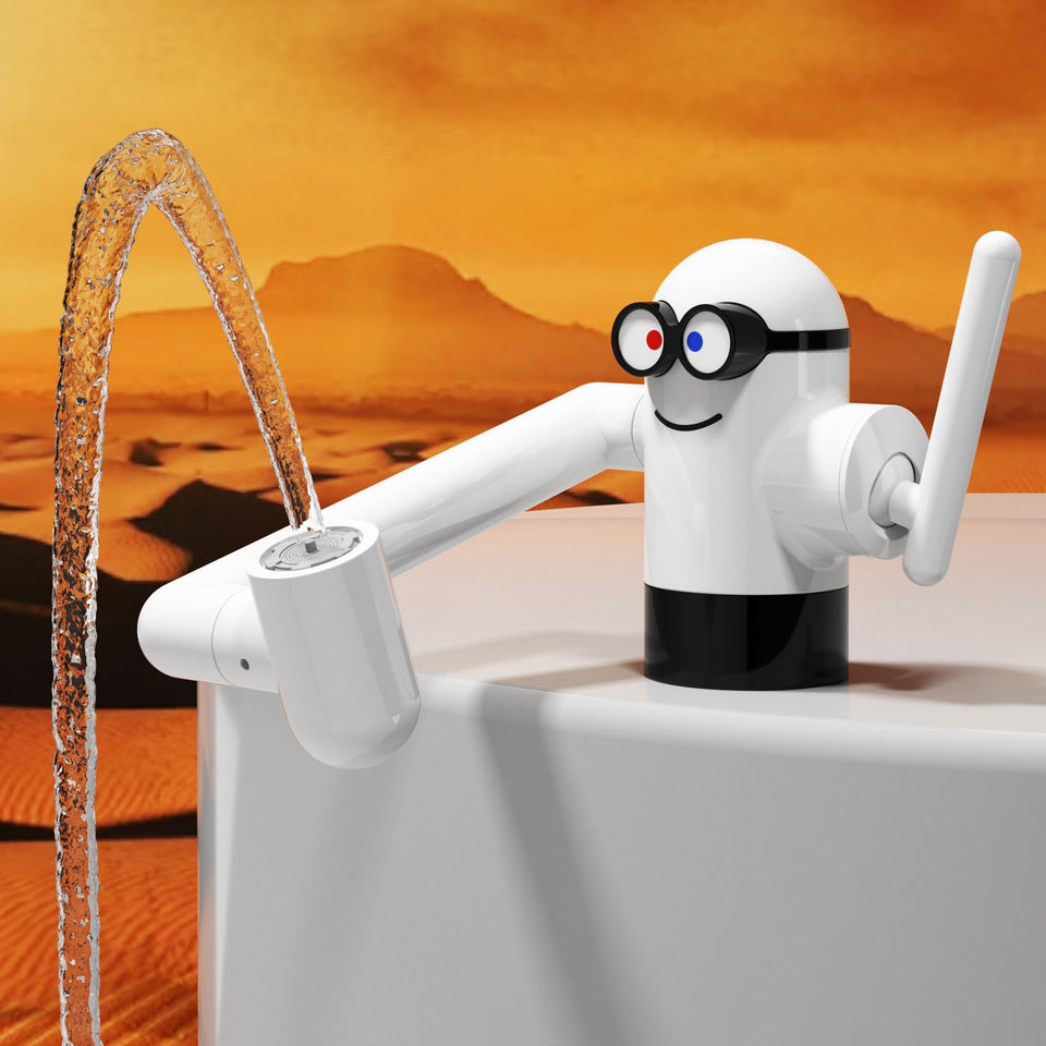 VLEEE MP2633 adjustable-spout basin faucet