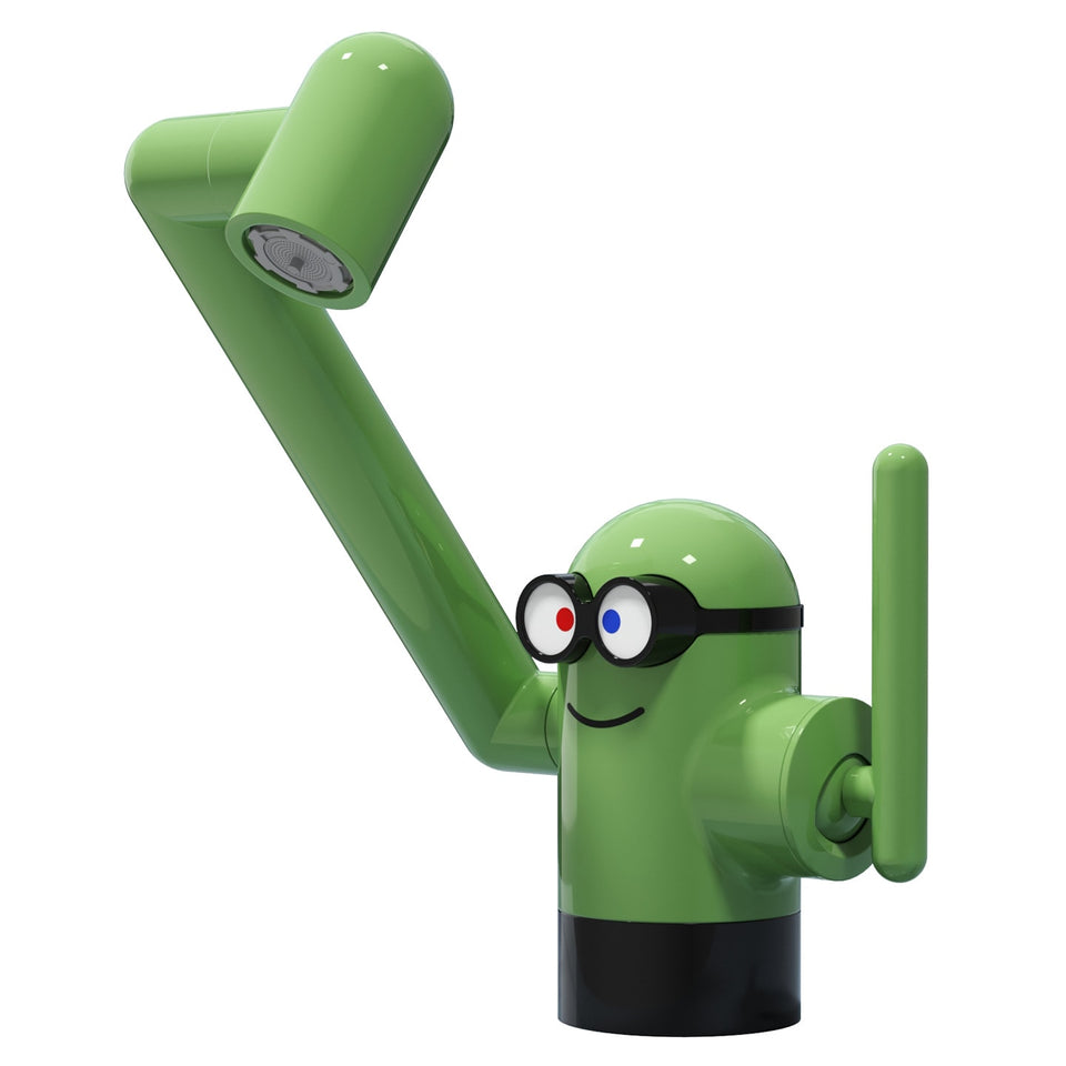VLEEE MP2633 playful character basin faucet in Green
