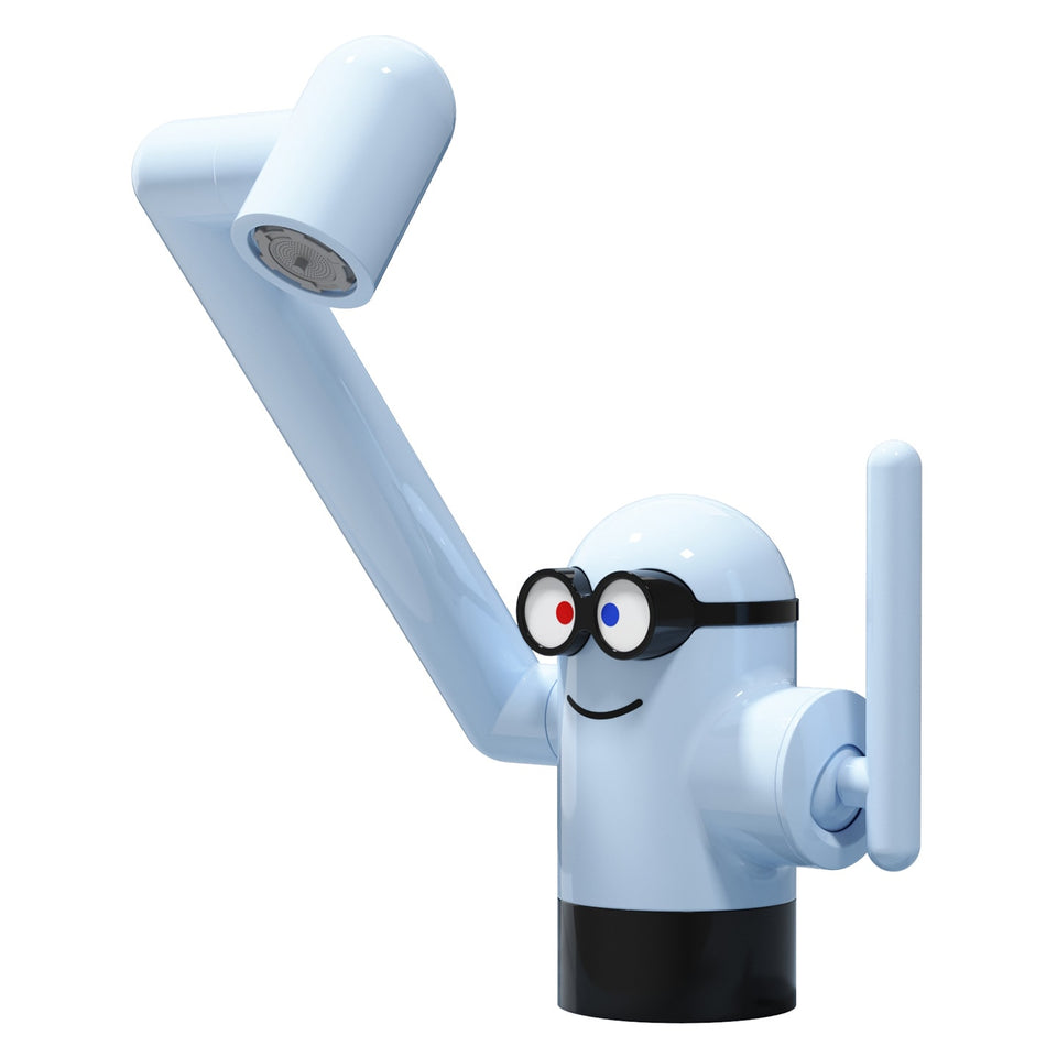 VLEEE MP2633 playful character basin faucet in Light Blue