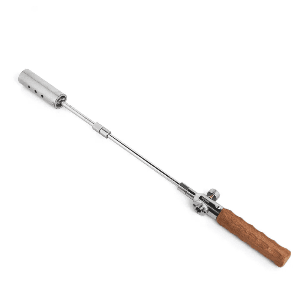 XYlivingstore Camping Long Flame Igniter – Portable Wooden Handle Gas Burner for BBQ & Outdoor Cooking